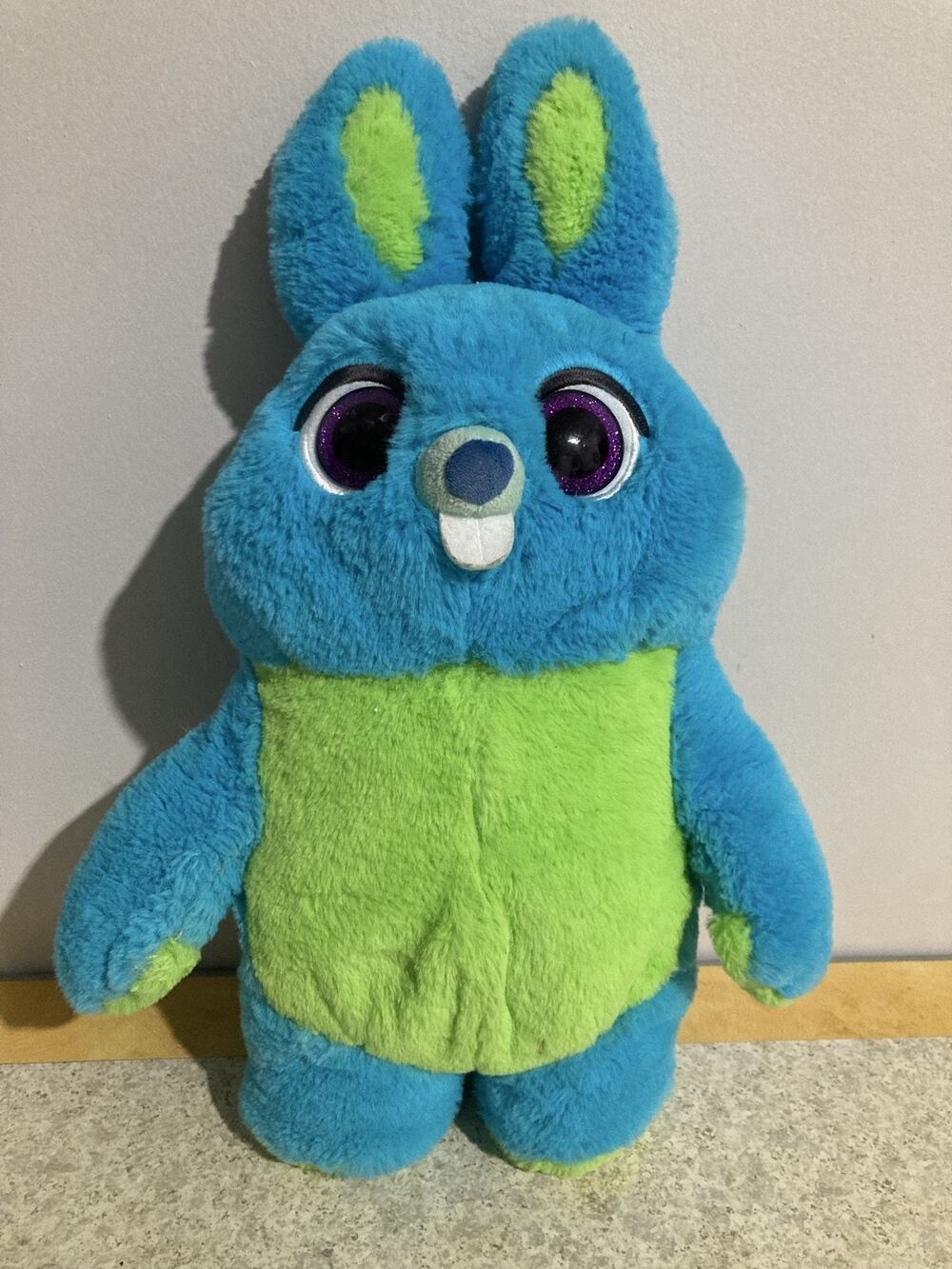 Disney Toy Story Bunny Plush Small Blue Green Disney Store Collectible Plush